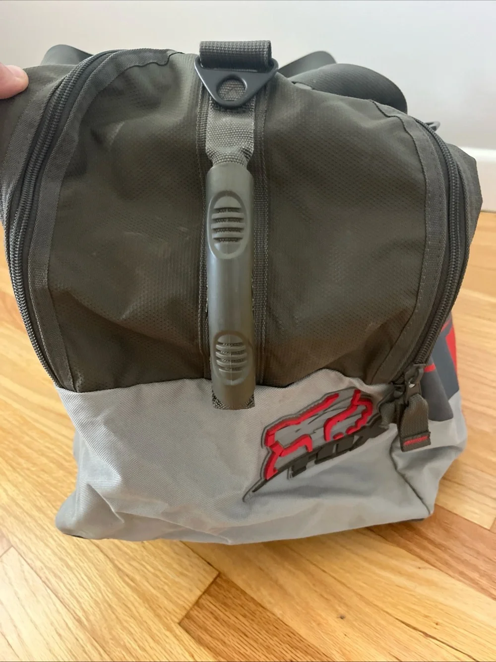 Fox Racing Motocross Canvas Duffle Bag Large With Straps ~27in X 12in X 13in